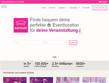 Tablet Screenshot of eventsofa.de